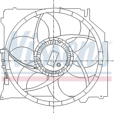 VENTILATOR RADIATOR NISSENS 85066 5