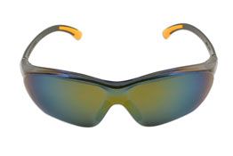 Laser Tools Safety Glasses - Black/Mirrored