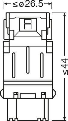 крушка с нагреваема жичка ams-OSRAM 3157DYP-2BL