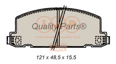 Комплект тормозных колодок, дисковый тормоз IAP QUALITY PARTS 704-09020 для ISUZU GEMINI