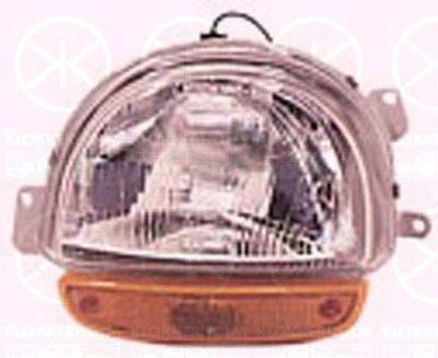 Основная фара KLOKKERHOLM 60050186 для RENAULT TWINGO