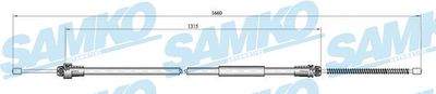Linka hamulca ręcznego SAMKO C0611B produkt