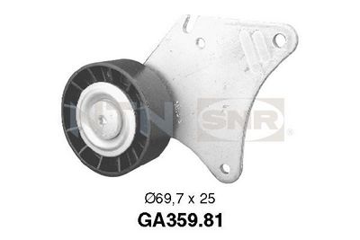 UMLENK-/FüHRUNGSROLLE KEILRIPPENRIEMEN