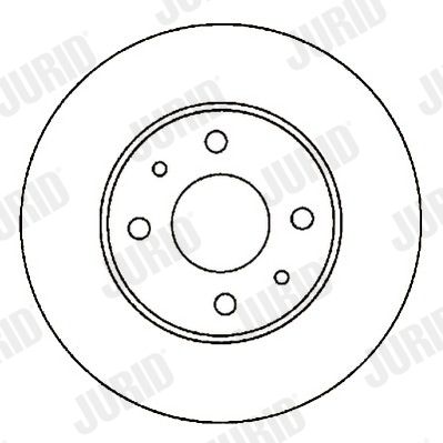 JURID 561516J Тормозные диски  для FIAT CROMA (154_) 1900 Turbo D i.d. (154.LL, 154.PL)