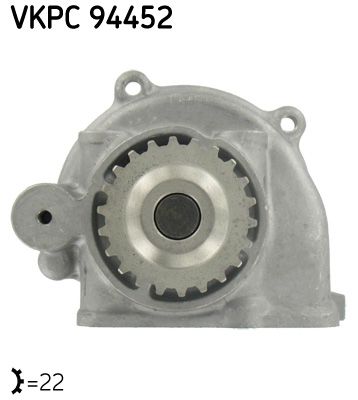 SKF Wasserpumpe, Motorkühlung (VKPC 94452)