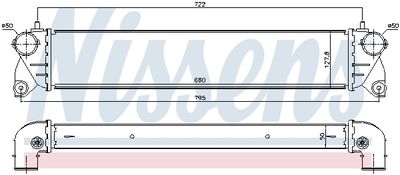 INTERCOOLER COMPRESOR NISSENS 96483 5
