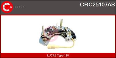 CASCO Gleichrichter, Generator Brand New HQ (CRC25107AS)