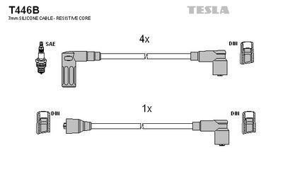 SET CABLAJ APRINDER TESLA T446B