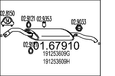 MTS Einddemper (01.67910)