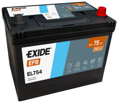 startovací baterie EXIDE EL754