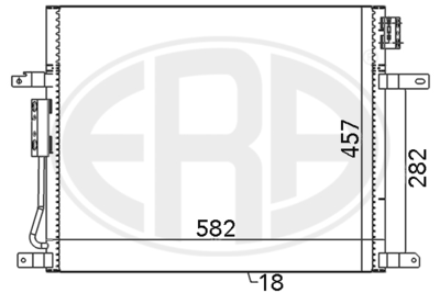 Конденсатор, кондиционер WILMINK GROUP WG2016677 для JEEP GRAND CHEROKEE