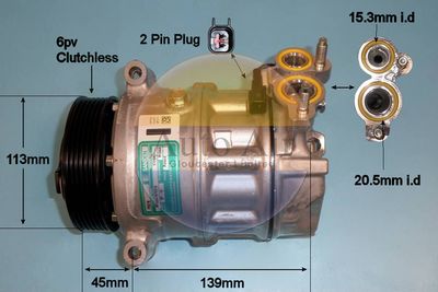 Compressor, air conditioning Auto Air Gloucester 14-2085