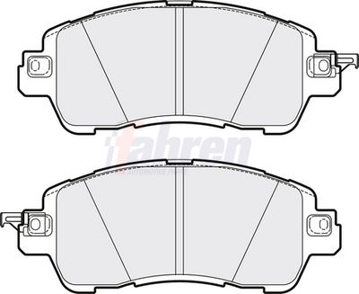 Fahren Brake Pad Set, disc brake FBP3773