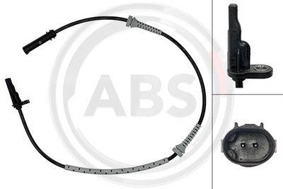 датчик, обороти на колелото A.B.S. 33123