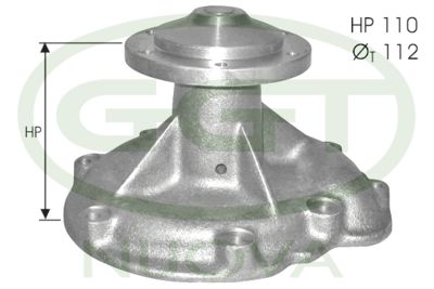 GGT Hulpwaterpomp (koelwatercircuit) (PA11198)