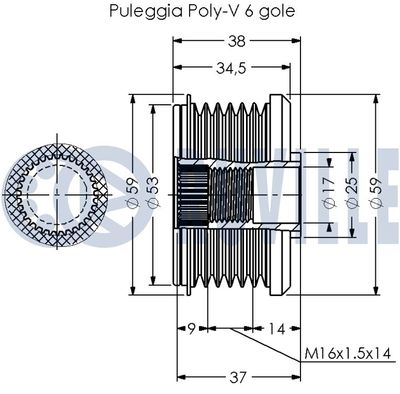 SISTEM ROATA LIBERA GENERATOR RUVILLE 542352 1