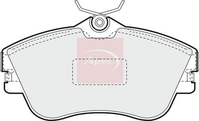 APEC Brake Pad Set, disc brake PAD848