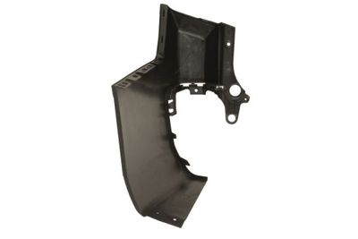 Bumper hoek Achter Rechts (verlengde versie  versie met achterflap, zwart) past: CITROEN BERLINGO III  OPEL COMBO E  PEUGEOT PARTNER III 03.18-10.23