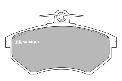 Комплект тормозных колодок, дисковый тормоз MOTAQUIP LVXL655 для CHERY FLAGCLOUD