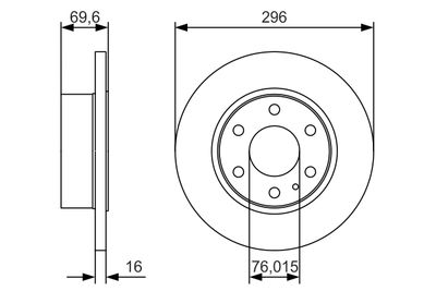 Brake Disc 0 986 479 A51