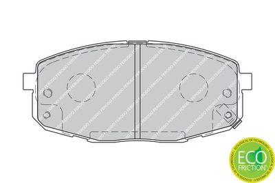 SET PLACUTE FRANA FRANA DISC FERODO FDB1869 1