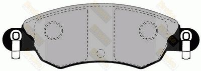 Комплект тормозных колодок, дисковый тормоз Brake ENGINEERING PA1291 для CITROËN C5