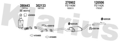 Układ wydechowy KLARIUS 362197E