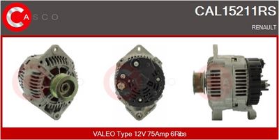 GENERATOR / ALTERNATOR CASCO CAL15211RS