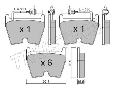 SET PLACUTE FRANA FRANA DISC
