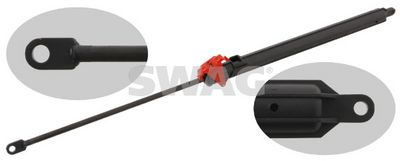 газов амортисьор, капак на двигателя SWAG 55 92 7634