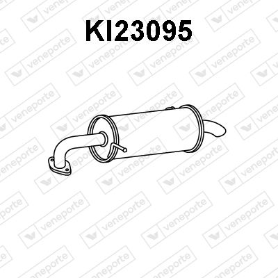 Глушитель выхлопных газов конечный VENEPORTE KI23095 для KIA RIO