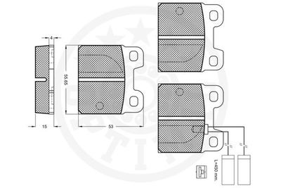 SET PLACUTE FRANA FRANA DISC OPTIMAL 9432 1