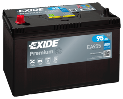 Стартерная аккумуляторная батарея EXIDE EA955 для SSANGYONG RODIUS