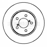 BORG & BECK BBD4171 Тормозные диски для TOYOTA MR2 II (SW2_) 2.0 16V (SW20_)
