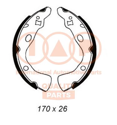 Комплект тормозных колодок IAP QUALITY PARTS 705-11011 для MAZDA 121