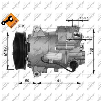 Compressor, air conditioning 32487G