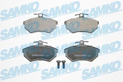 Комплект тормозных колодок, дисковый тормоз SAMKO 5SP600 для CHERY FLAGCLOUD
