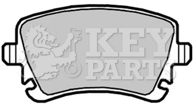 Комплект тормозных колодок, дисковый тормоз KEY PARTS KBP2139 для BENTLEY CONTINENTAL