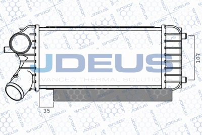 Интеркулер JDEUS 812M42A для FORD C-MAX