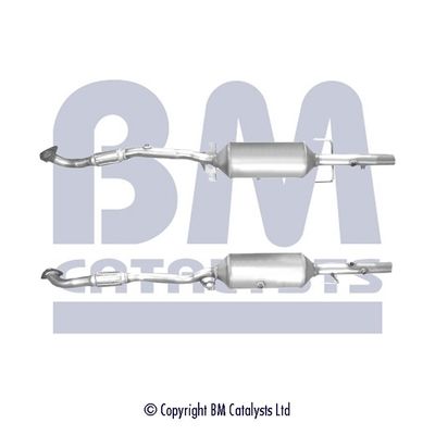Filtr sadzy / filtr cząstek stałych, układ wydechowy BM CATALYSTS 13335179