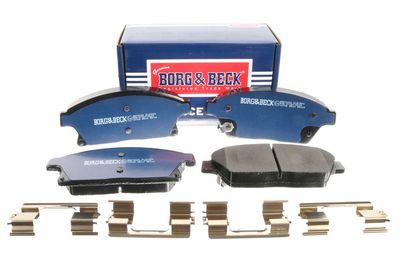комплект спирачно феродо, дискови спирачки BORG & BECK BBP2228
