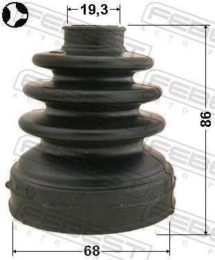 Bellow, drive shaft 0215-E11ATT