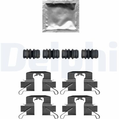 Zestaw akcesoriów, klocki hamulcowe DELPHI LX0696