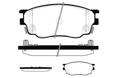 RAICAM RA.0474.0 Тормозные колодки и сигнализаторы  для MAZDA 6 Hatchback (GG) 1.8