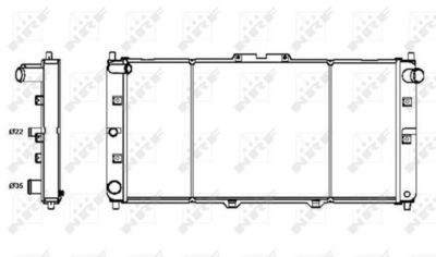 RADIATOR RACIRE MOTOR NRF 52121 4