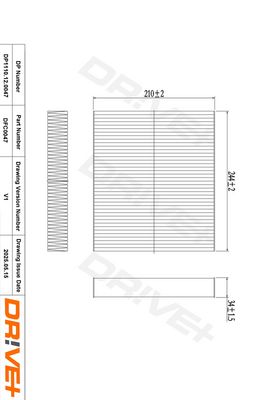FILTER INNENRAUMLUFT DR!VE+ DP1110120047 5