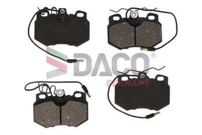Комплект тормозных колодок, дисковый тормоз DACO Germany 321939 для CITROËN ZX