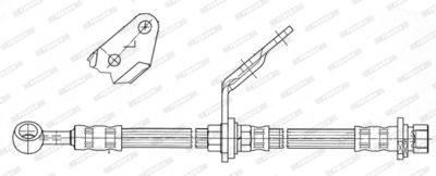 FERODO FHY3303 Тормозной шланг  для HONDA ACCORD VI (CK, CG, CH, CF) 2.0 i (CG9)
