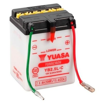 Motobaterie Yuasa Yumicron 12V, 2.5Ah, 19A, YB2.5L-C