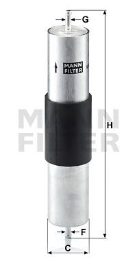 Топливный фильтр MANN-FILTER WK 516/1 для BMW 8